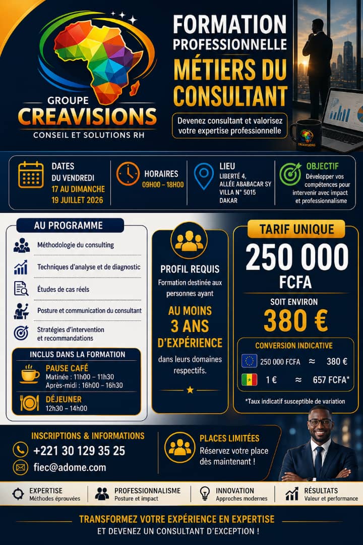 Formation Métiers du Consultant